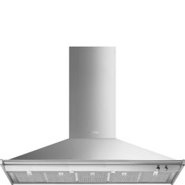 Smeg sein&auml;liesituuletin Classic KD150HXE 150 cm ruostumaton ter&auml;s