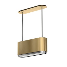 C.Design Mono-V liesituuletin saarekemalli 90 cm kulta