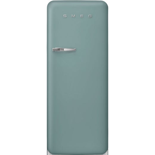 Smeg j&auml;&auml;kaappi 50-luvun tyyli FAB28 mattapintaiset emerald green
