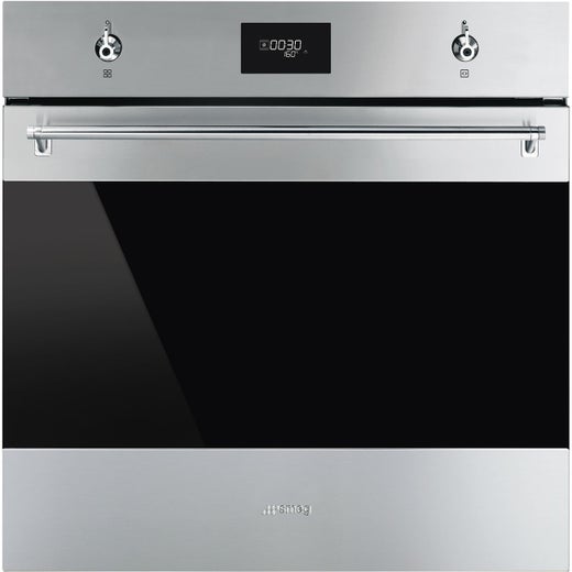 Smeg Classic kiertoilmauuni 60 cm pyrolyysipuhdistuksella